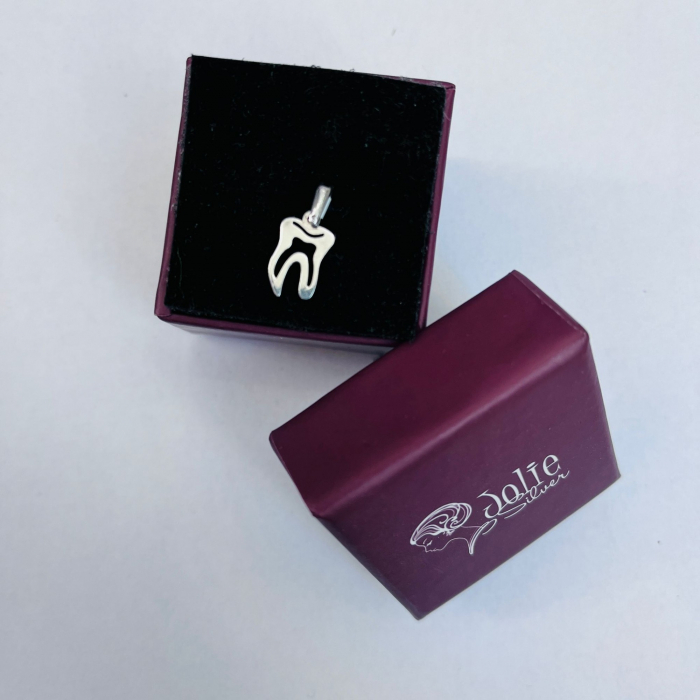 Pandantiv din Argint 925 Jolie Silver, Model Dinte, 15 x 7 mm, 0.6 g [6]