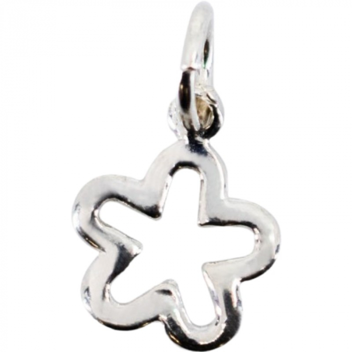 Pandantiv din Argint 925 Jolie Silver, Model Floare contur, 15 x 10 mm, 0.5 g [1]