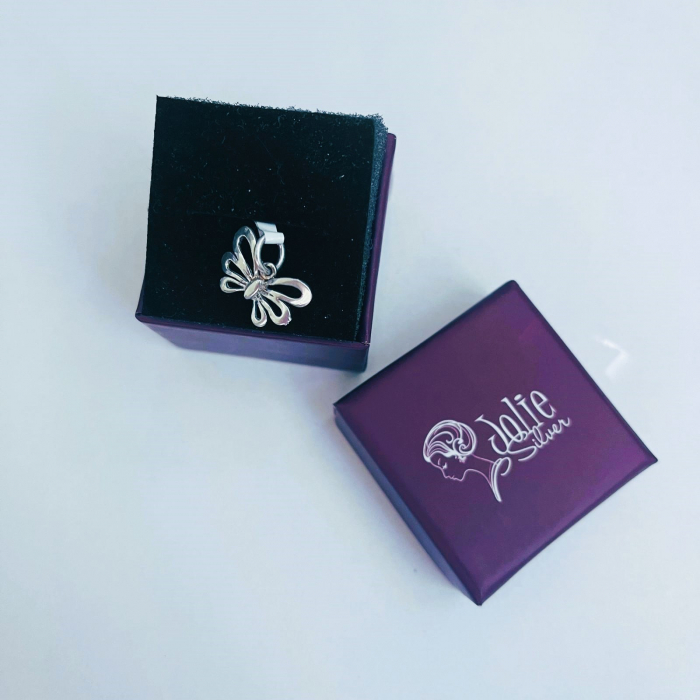 Pandantiv din Argint 925 Jolie Silver, Model Fluture, 18 x 18 mm, 0.9 g [6]