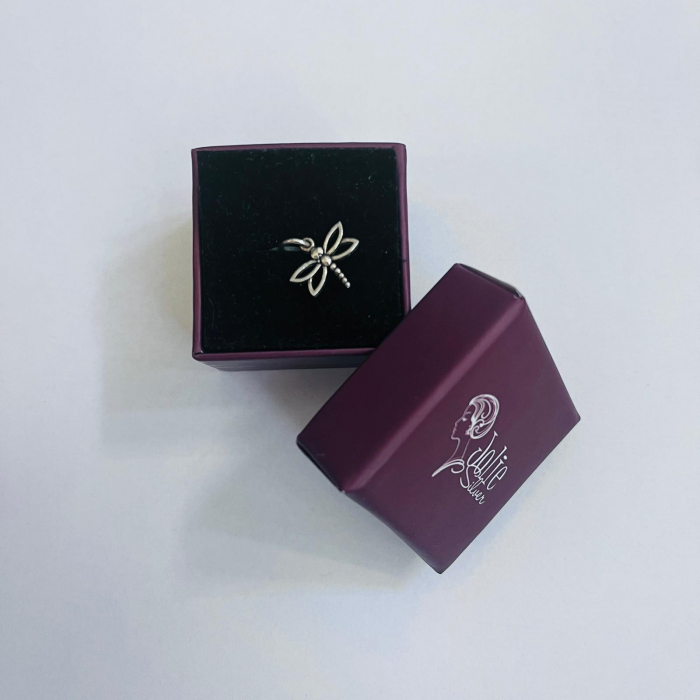 Pandantiv din Argint 925 Jolie Silver, Model Libelula, Fara Inchidere, Fara Pietre, 15 x 14 mm, 0.6 g [5]