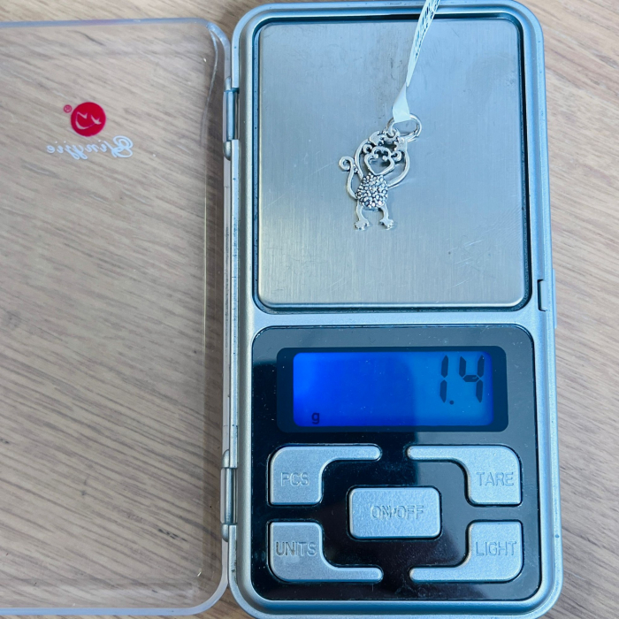 Pandantiv din Argint 925 Jolie Silver, Model Maimuta, 25 x 14 mm, 1.4 g [5]