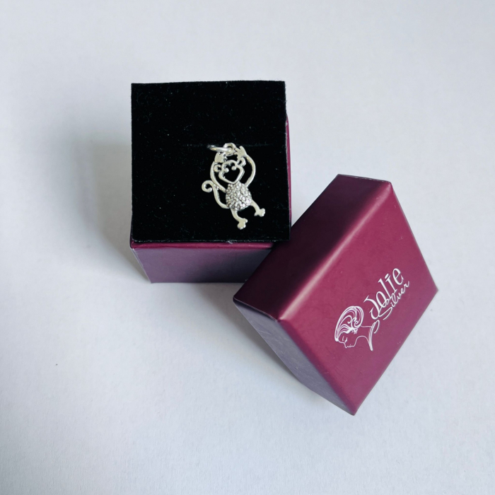Pandantiv din Argint 925 Jolie Silver, Model Maimuta, 25 x 14 mm, 1.4 g [6]