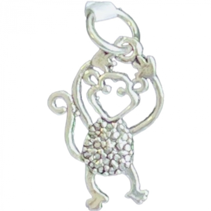 Pandantiv din Argint 925 Jolie Silver, Model Maimuta, 25 x 14 mm, 1.4 g [1]