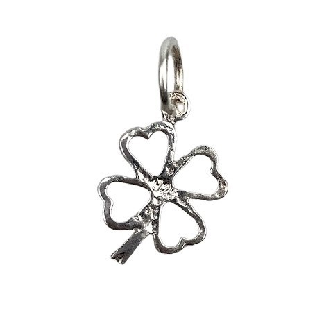 Pandantiv din Argint 925 Jolie Silver, Model Trifoi Contur, 20 x 12 mm, 0.7 g [2]