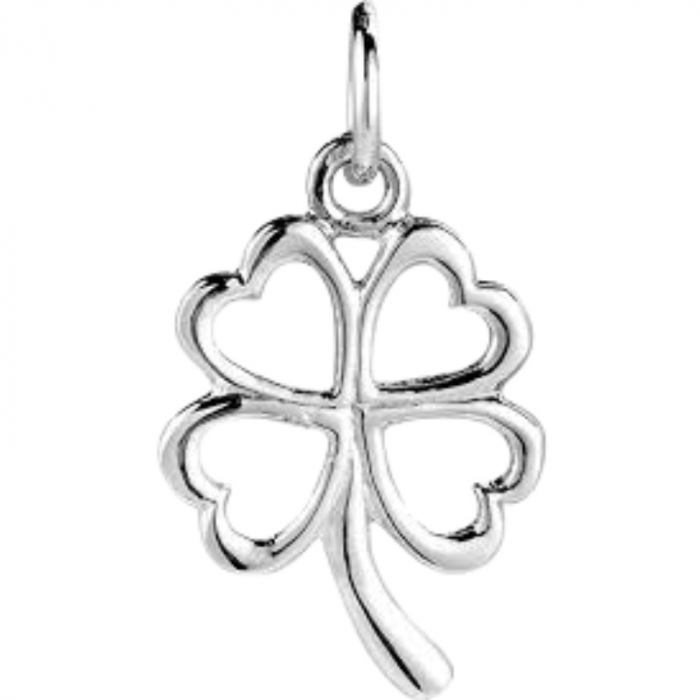 Pandantiv din Argint 925 Jolie Silver, Model Trifoi Contur, 20 x 12 mm, 0.7 g [1]