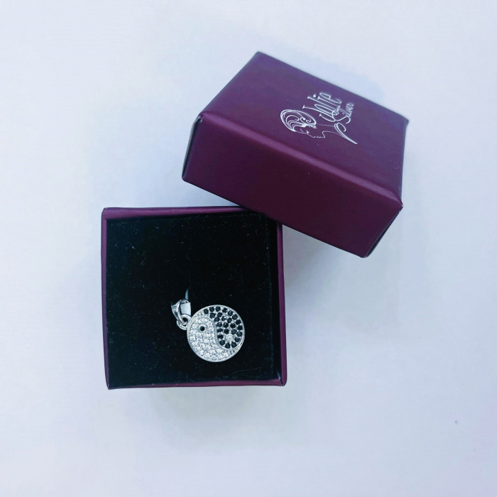 Pandantiv din Argint 925 Jolie Silver, Model Ying si Yang, 11 x 11 mm, 1.2 g [7]