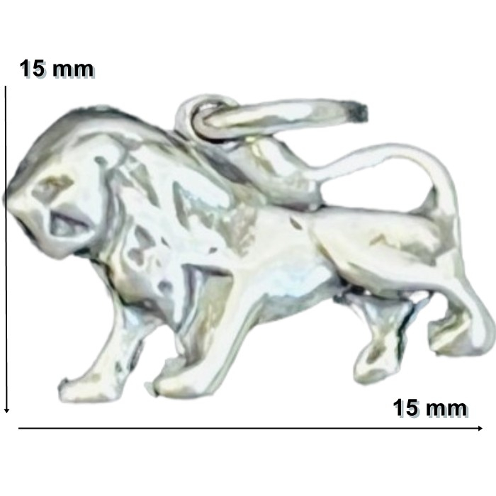 Pandantiv din Argint 925 Jolie Silver, Zodia Leu, 15 x 15 mm, 1.2 g [3]