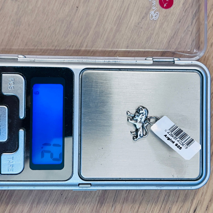 Pandantiv din Argint 925 Jolie Silver, Zodia Leu, 15 x 15 mm, 1.2 g [4]