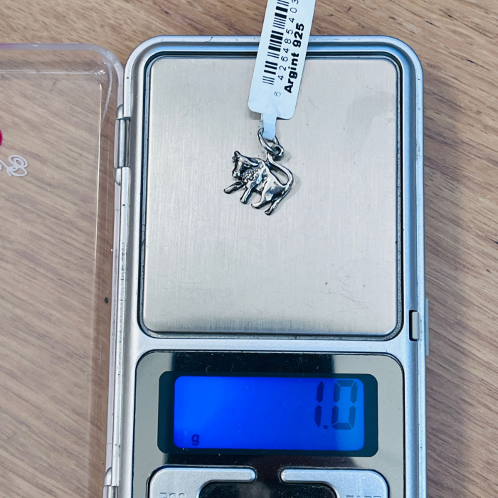 Pandantiv din Argint 925 Jolie Silver, Zodia Taur, 18 x 18 mm, 1 g [5]