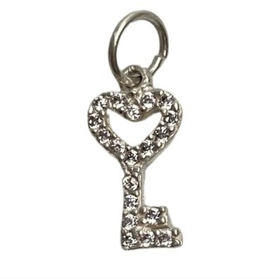 Pandantiv din Argint 925, model Cheie cu pietre [4]