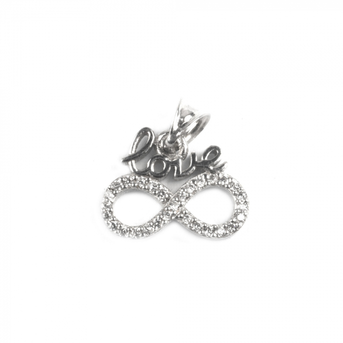 Pandantiv Infinit Love, Argint 925, 1.5 x 1.5 cm [1]