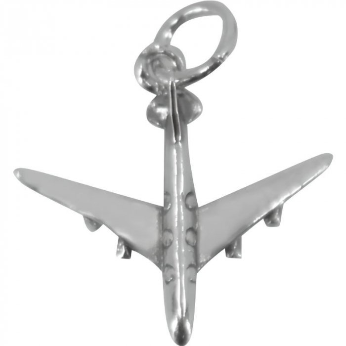 Pandantiv, Jolie Silver, Argint 925, Model Avion, 25 x 20 mm, 1.2 g [2]