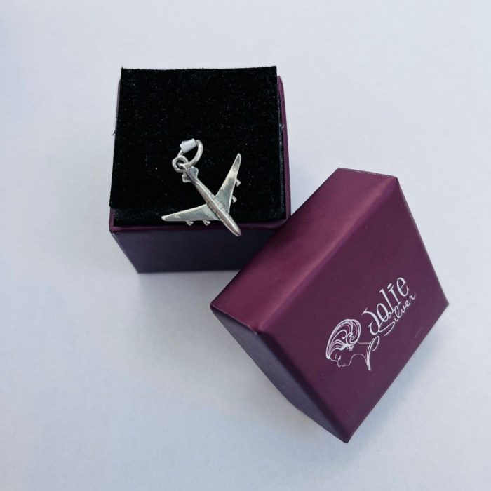 Pandantiv, Jolie Silver, Argint 925, Model Avion, 25 x 20 mm, 1.2 g [7]