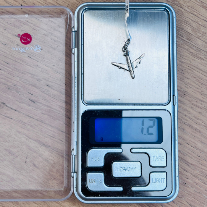 Pandantiv, Jolie Silver, Argint 925, Model Avion, 25 x 20 mm, 1.2 g [4]