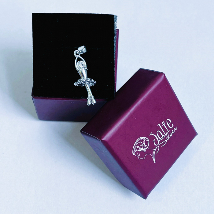 Pandantiv, Jolie Silver, Argint 925, Model Balerina Delicata, 25 x 8 mm, 1.7 g [4]