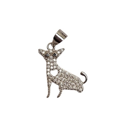 Pandantiv, Jolie Silver, Argint 925, Model Catel cu Inima, 1.5 G, 1.8 x 1.7 Cm [1]