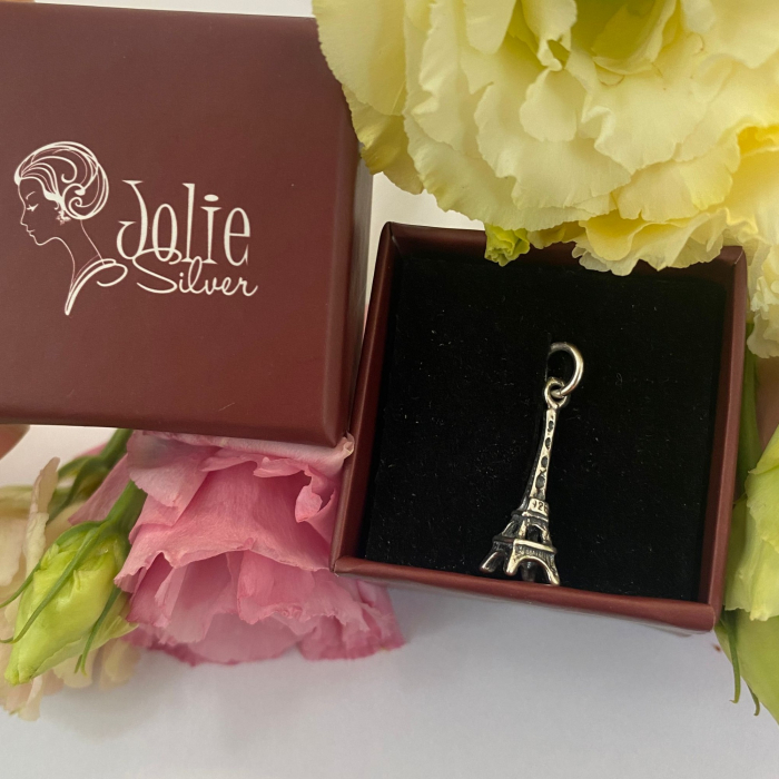 Pandantiv, Jolie Silver, Argint 925, Model Eiffel Tower, 0.9 g, 25x5 mm [7]