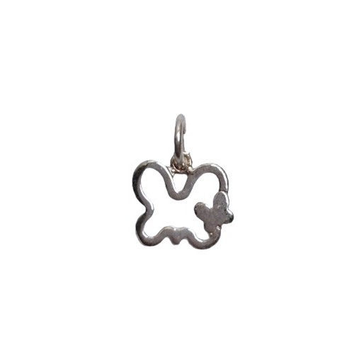 Pandantiv, Jolie Silver, Argint 925, Model Fluture Dublu, 0.9g, 1.2 cm x 1.2 cm [1]