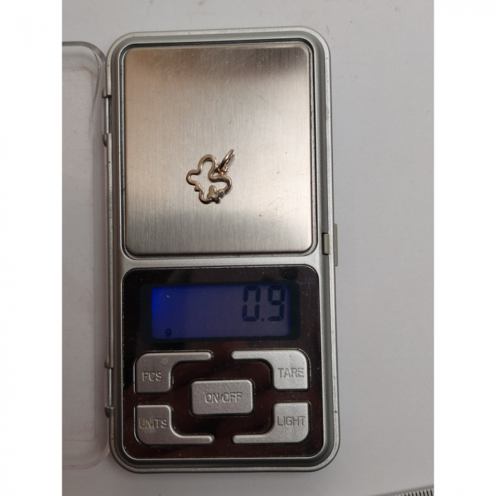 Pandantiv, Jolie Silver, Argint 925, Model Fluture Dublu, 0.9g, 1.2 cm x 1.2 cm [4]