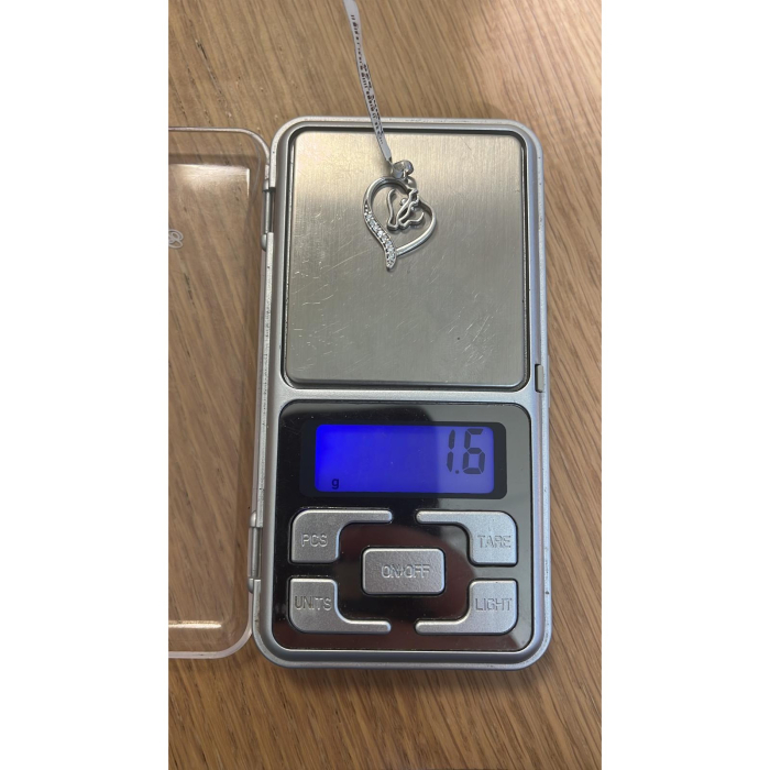 Pandantiv, Jolie Silver, Argint 925, Model Horses in Love, 16 x 20 mm, 1.6 g [7]