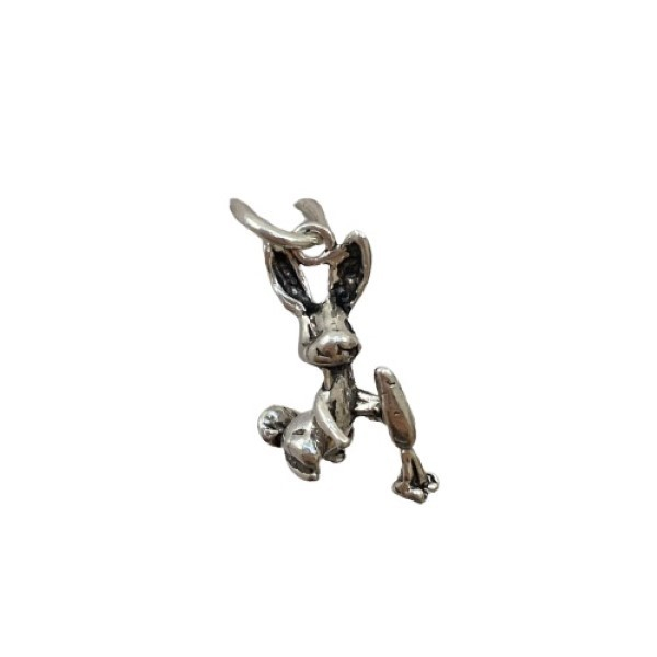 Pandantiv, Jolie Silver, Argint 925, Model Iepuras cu Morcov, 1.5 g, 20x10 mm [1]