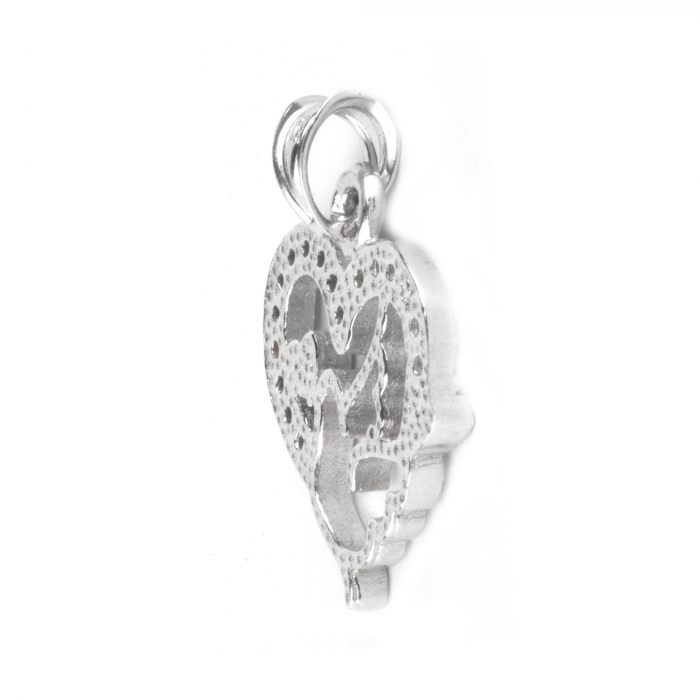 Pandantiv, Jolie Silver, Argint 925, Model Inima cu Porumbel, 20 x 15 mm, 1.5 g [3]