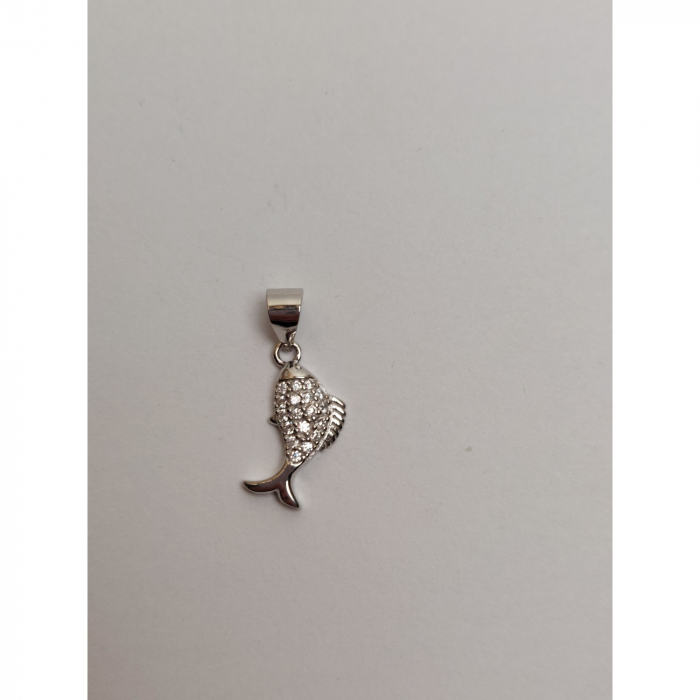 Pandantiv, Jolie Silver, Argint 925, Model Peste cu Pietre, 1.2 G, 1.5 x 0.8 Cm [2]