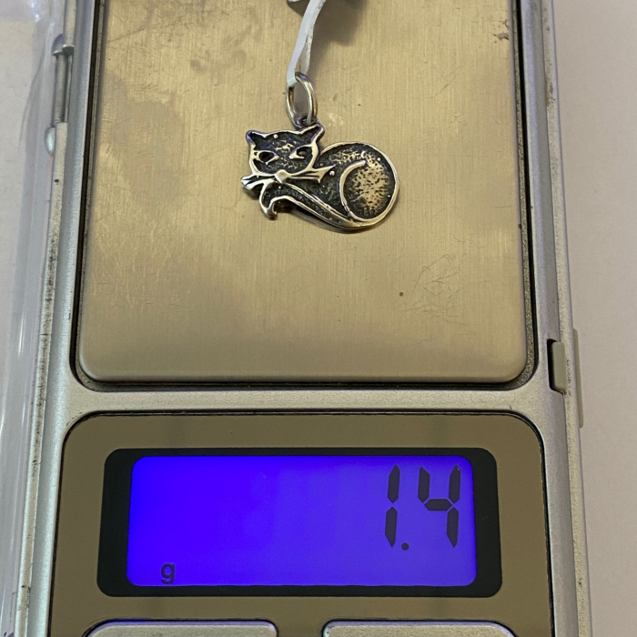 Pandantiv, Jolie Silver, Argint 925, Model Pisica, 1.4 g, 12x18 mm [7]