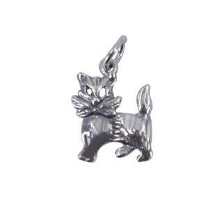 Pandantiv, Jolie Silver, Argint 925, Model Pisica Cu Fundita, 1.5 g, 1 x 1.3 cm [1]