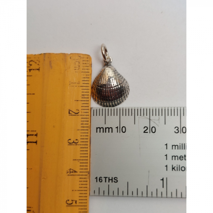 Pandantiv, Jolie Silver, Argint 925, Model Scoica Mare, 1.7 G, 1.6 x 1.3 Cm [3]