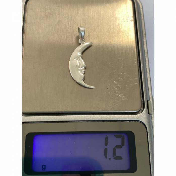 Pandantiv, Jolie Silver, Argint 925, Model Semiluna, 1.2 g, 26x10 mm [4]