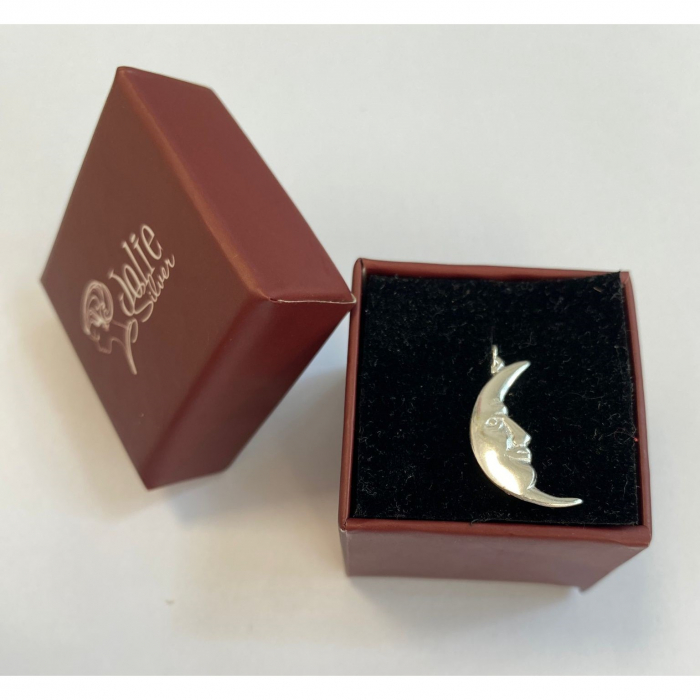 Pandantiv, Jolie Silver, Argint 925, Model Semiluna, 1.2 g, 26x10 mm [2]