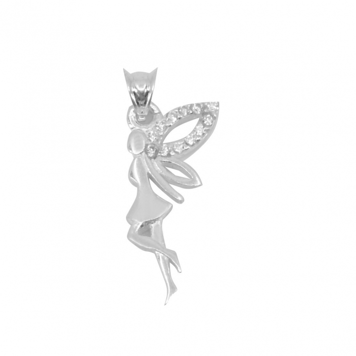 Pandantiv, Jolie Silver, Argint 925, Model Zana cu Pietre, 1.6 g, 25x10 mm [1]