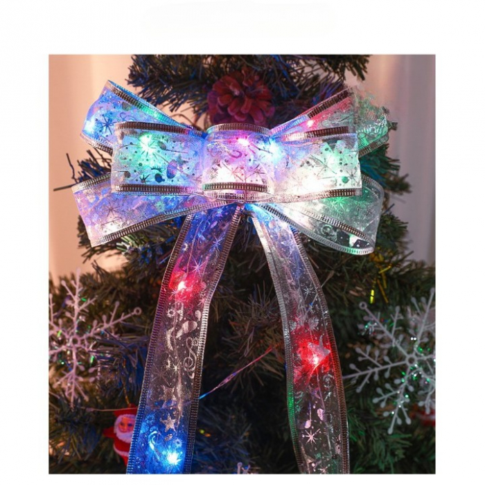 Panglică LED de Crăciun Flippy Aurie, lungime 4 m , 40 LED-uri, Baterii, Multicolor [3]