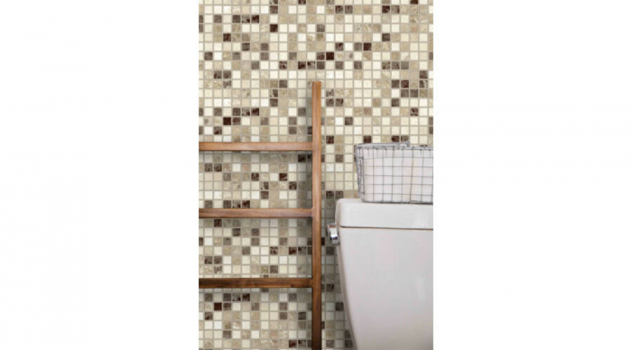 Panou decorativ PVC, marmura bej, 98x48x0.3 cm [3]
