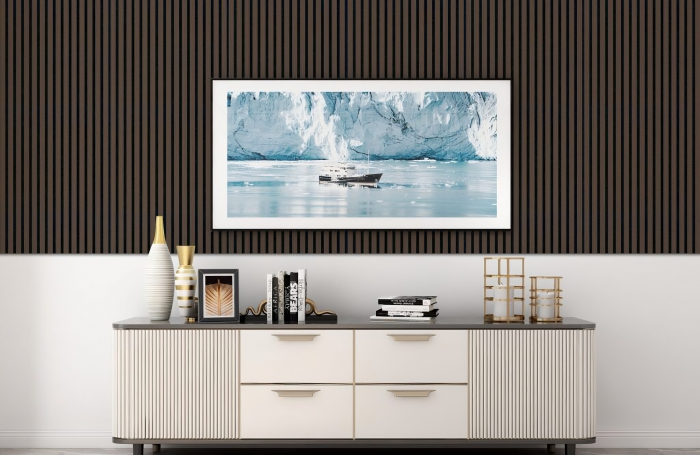 Panou riflat acustic, nuc inchis, UnicSpot, 240x60x2.1 cm [5]