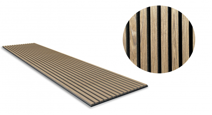 Panou riflat acustic, nuc, UnicSpot, 240x60x2.1 cm [2]
