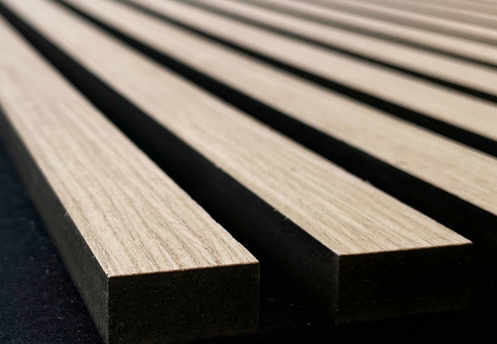 Panou riflat acustic, stejar, UnicSpot, 240x60x2.1 cm [3]
