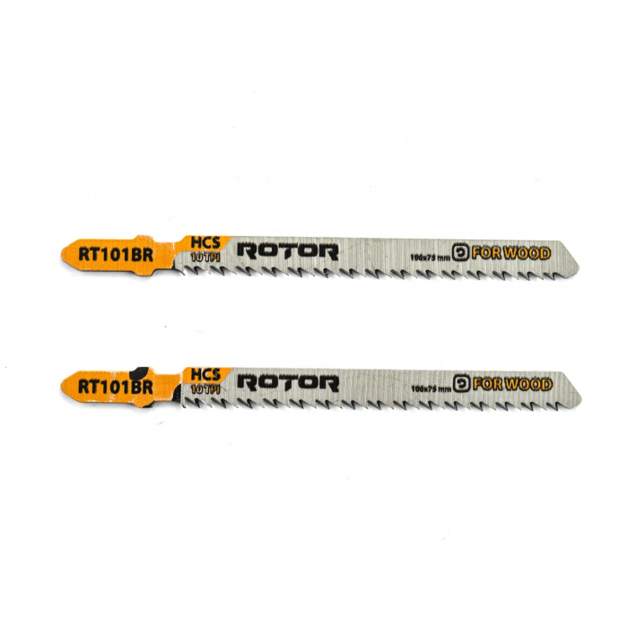 Panza fierastrau pendular pentru lemn, 100x75 mm Set 2 buc ROTOR RT101BR [2]