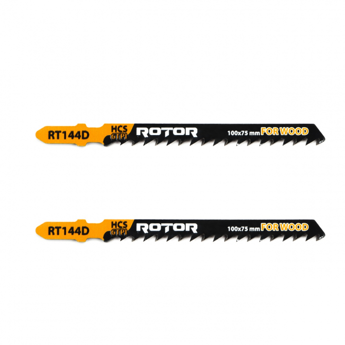Panza fierastrau pendular pentru lemn, 100x75 mm Set 2 buc ROTOR RT144D [2]