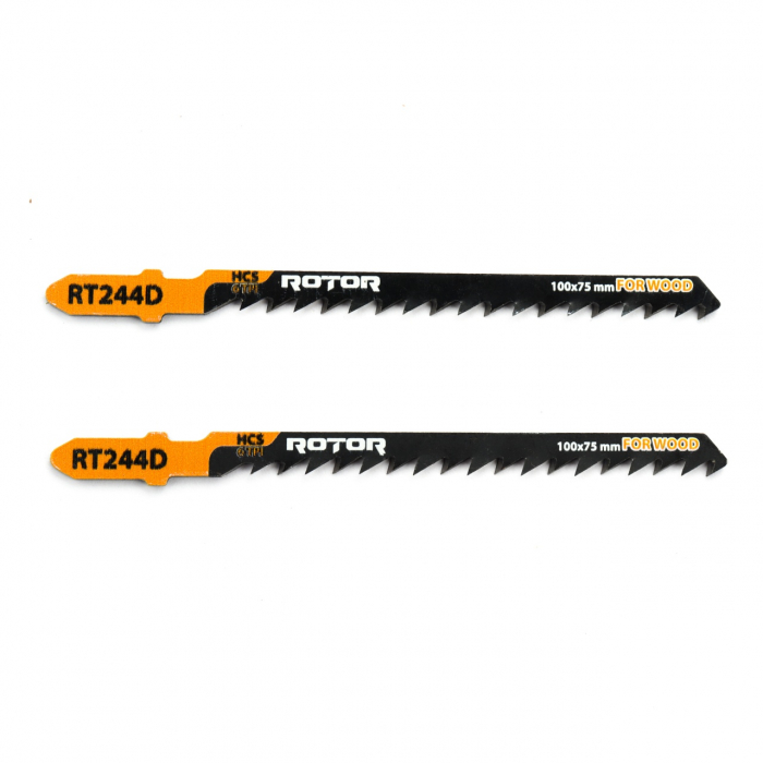 Panza fierastrau pendular pentru lemn, 100x75 mm Set 2 buc ROTOR RT244D [2]