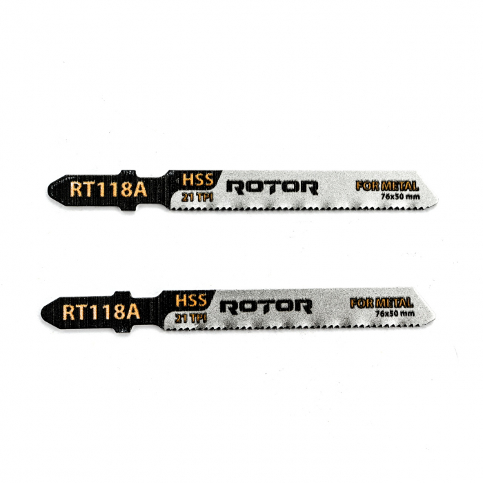 Panza fierastrau pendular pentru metal, 76x50 mm Set 2 buc ROTOR RT118A [2]
