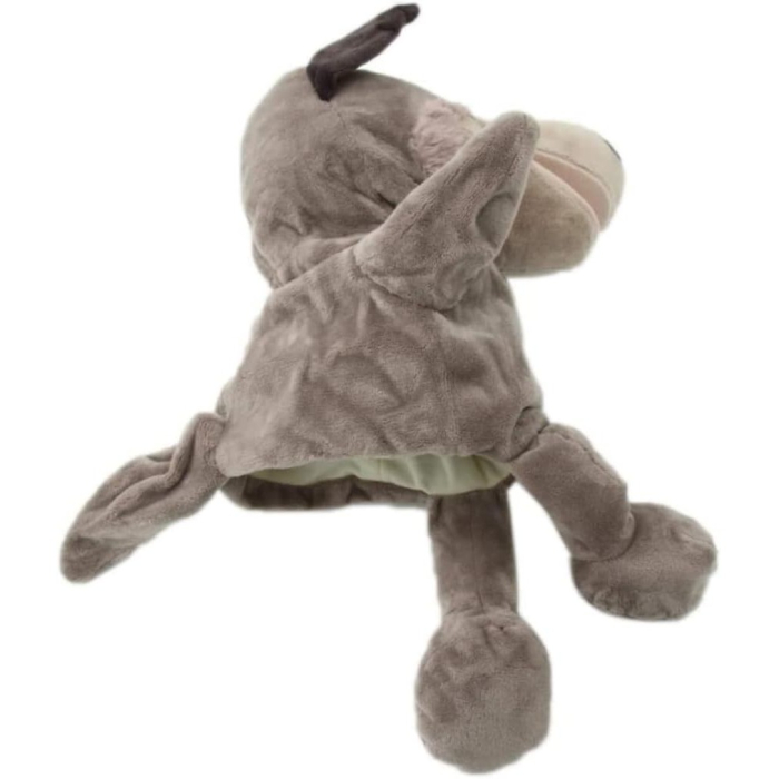 Papusa de Mana pentru Teatru de Papusi, Flippy, din Plus, 25 x 10 x 8 cm, Model Lup, Bej [9]