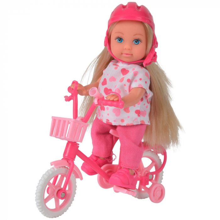 Papusa Simba Evi Love My First Bike 12 cm inimioare [1]