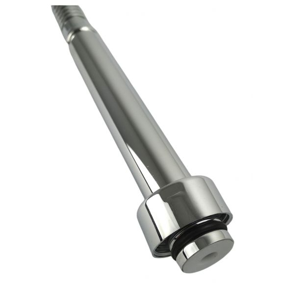 Para flexibila Zerix de baterie, cu comanda, cromata, 2 setari jet [4]