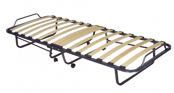 Pat pliant Aladin, antracit si ecru, 80x200x28 cm [2]