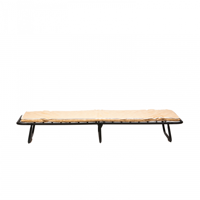 Pat pliant Star, negru, 190x80x25 cm [5]