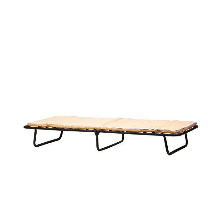 Pat pliant Star, negru, 190x80x25 cm [2]