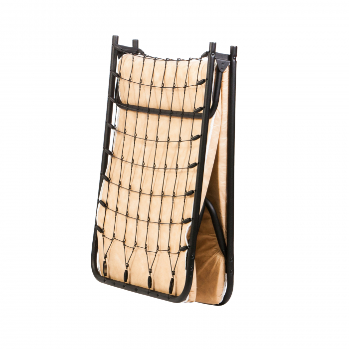 Pat pliant Star, negru, 190x80x25 cm [4]