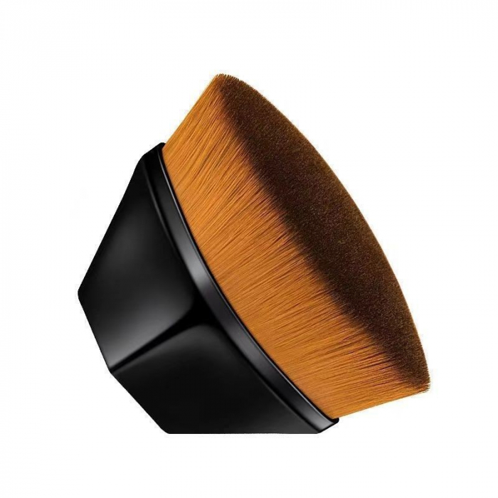 Pensula kabuki plata pentru fond de ten, Flippy, negru [1]